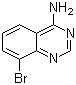 结构式 CAS# 1260657-19-9, 8-溴-4-喹唑啉胺