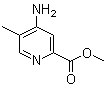 4-Amino-5-methyl-2-pyridinecarboxylic acid methyl ester molecular structure (CAS 1260665-41-5)
