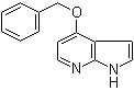 structure of CAS# 1260761-21-4, 4-(Phenylmethoxy)-1H-pyrrolo[2,3-b]pyridine