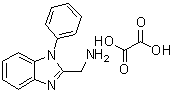 1-Phenyl-1H-benzimidazole-2-methanamine ethanedioate (1:1) molecular structure (CAS 1260875-09-9)