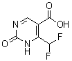 6-(二氟甲基)-1,2-二氢-2-氧代-5-嘧啶羧酸分子结构 (CAS 1260902-01-9)