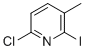 structure of CAS# 1261473-80-6, 6-Chloro-2-iodo-3-methylpyridine