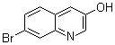 structure of CAS# 1261487-70-0, 7-Bromo-3-quinolinol