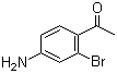 结构式 CAS# 1261497-12-4, 4'-氨基-2'-溴苯乙酮