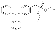 structure of CAS# 126150-12-7, Diethyl 4-(diphenylamino)benzylphosphonate