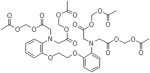 胞内钙荧光探针 BAPTA-AM分子结构 (CAS 126150-97-8)