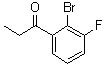 1-(2-Bromo-3-fluorophenyl)-1-propanone molecular structure (CAS 1261775-92-1)