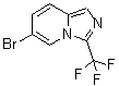 6-Bromo-3-(trifluoromethyl)imidazo[1,5-a]pyridine molecular structure (CAS 1262619-64-6)