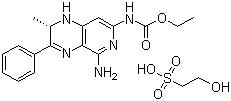 Mivobulin isethionate molecular structure (CAS 126268-81-3)