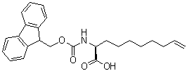 (2S)-2-[[(9H-Fluoren-9-ylmethoxy)carbonyl]amino]-9-decenoic acid molecular structure (CAS 1262886-64-5)