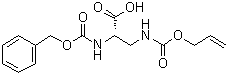 N-[(Phenylmethoxy)carbonyl]-3-[[(2-propen-1-yloxy)carbonyl]amino]-L-alanine molecular structure (CAS 1263045-08-4)