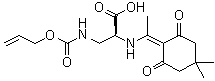 N-[1-(4,4-Dimethyl-2,6-dioxocyclohexylidene)ethyl]-3-[[(2-propen-1-yloxy)carbonyl]amino]-L-alanine molecular structure (CAS 1263045-89-1)