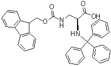 3-[[(9H-Fluoren-9-ylmethoxy)carbonyl]amino]-N-(triphenylmethyl)-L-alanine molecular structure (CAS 1263046-25-8)