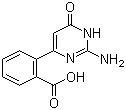 2-(2-Amino-1,6-dihydro-6-oxo-4-pyrimidinyl)benzoic acid molecular structure (CAS 1263279-45-3)