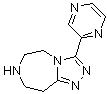 6,7,8,9-Tetrahydro-3-(2-pyrazinyl)-5H-1,2,4-triazolo[4,3-d][1,4]diazepine molecular structure (CAS 1263281-17-9)
