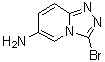 3-Bromo-1,2,4-triazolo[4,3-a]pyridin-6-amine molecular structure (CAS 1263283-48-2)