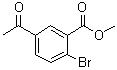 5-Acetyl-2-bromobenzoic acid methyl ester molecular structure (CAS 1263286-07-2)