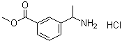 结构式 CAS# 1263378-68-2, 3-(1-氨基乙基)苯甲酸甲酯盐酸盐