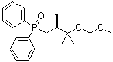[(2S)-3-(Methoxymethoxy)-2,3-dimethylbutyl]diphenylphosphine oxide molecular structure (CAS 1263504-45-5)