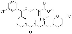 VTP-27999 Hydrochloride molecular structure (CAS 1264191-73-2)