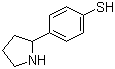 4-(2-Pyrrolidinyl)benzenethiol molecular structure (CAS 1270460-47-3)