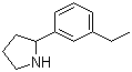 结构式 CAS# 1270480-16-4, 2-(3-乙基苯基)吡咯烷