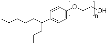 4-Nonylphenol branched ethoxylated molecular structure (CAS 127087-87-0)