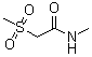 结构式 CAS# 1272756-05-4, N-甲基-2-(甲基磺酰基)乙酰胺