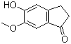 5-Hydroxy-6-methoxyindan-1-one molecular structure (CAS 127399-78-4)