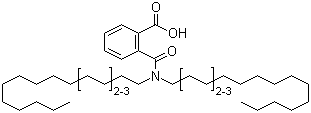 Dihydrogenated tallow phthalic acid amide molecular structure (CAS 127733-92-0)
