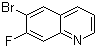6-Bromo-7-fluoroquinoline molecular structure (CAS 127827-52-5)