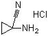 1-Amino-1-cyclopropanecarbonitrile hydrochloride molecular structure (CAS 127946-77-4)