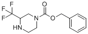3-(Trifluoromethyl)-1-piperazinecarboxylic acid phenylmethyl ester molecular structure (CAS 1279815-93-8)