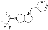 结构式 CAS# 1279822-87-5, 2,2,2-三氟-1-[六氢-1-(苯基甲基)吡咯并[3,4-b]吡咯-5(1H)-基]乙酮