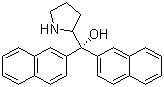 (S)-(-)-Di-(2-naphthyl)-2-pyrrolidinemethanol molecular structure (CAS 127986-84-9)