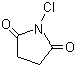 结构式 CAS# 128-09-6, N-氯代丁二酰亚胺