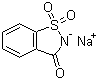 structure of CAS# 128-44-9, Saccharin sodium ;Sodium 1,2-benzisothiasolin-3-one-1,1-dioxide; 1,2-Benzisothiazol-3(2H)-one 1,1-dioxide sodium salt