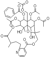 冬青卫矛碱 D分子结构 (CAS 128397-42-2)