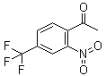 结构式 CAS# 128403-22-5, 1-(2-硝基-4-三氟甲基苯基)乙酮