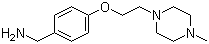 4-[2-(4-Methyl-1-piperazinyl)ethoxy]benzenemethanamine molecular structure (CAS 128540-39-6)