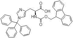 N-FMOC-3-(triphenylmethyl)-L-histidine molecular structure (CAS 128545-09-5)