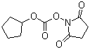 环戊基-N-琥珀酰亚胺基碳酸酯分子结构 (CAS 128595-07-3)