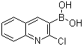 结构式 CAS# 128676-84-6, 2-氯喹啉-3-硼酸