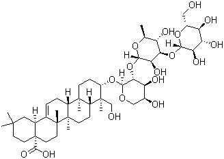 Kalopanaxsaponin H molecular structure (CAS 128730-82-5)