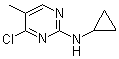 4-Chloro-N-cyclopropyl-5-methyl-2-pyrimidinamine molecular structure (CAS 1289385-24-5)