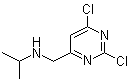 2,6-Dichloro-N-(1-methylethyl)-4-pyrimidinemethanamine molecular structure (CAS 1289385-44-9)