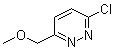 3-Chloro-6-(methoxymethyl)pyridazine molecular structure (CAS 1289385-57-4)