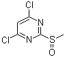 4,6-Dichloro-2-(methylsulfinyl)pyrimidine molecular structure (CAS 1289386-11-3)