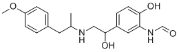 N-[2-hydroxy-5-[1-hydroxy-2-[[2-(4-methoxyphenyl)-1-methylethyl]amino]ethyl]phenyl]-Formamide molecular structure (CAS 128954-45-0)