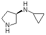 (3R)-N-Cyclopropyl-3-pyrrolidinamine molecular structure (CAS 1289584-81-1)